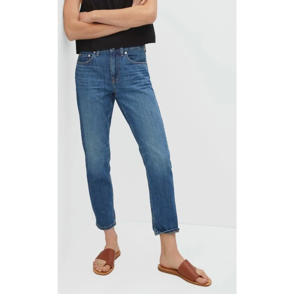 Everlane | The Super Soft Relaxed Jean Medium Wash Slouchy Straight Organic | 31